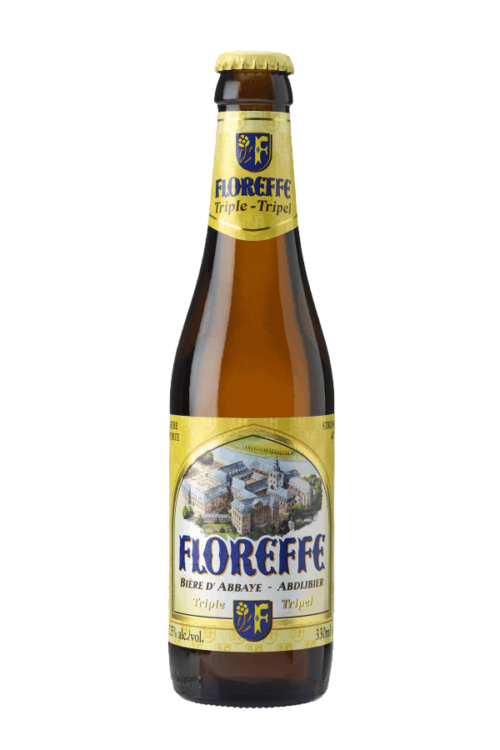 Floreffe Triple Glass Beer Bottle