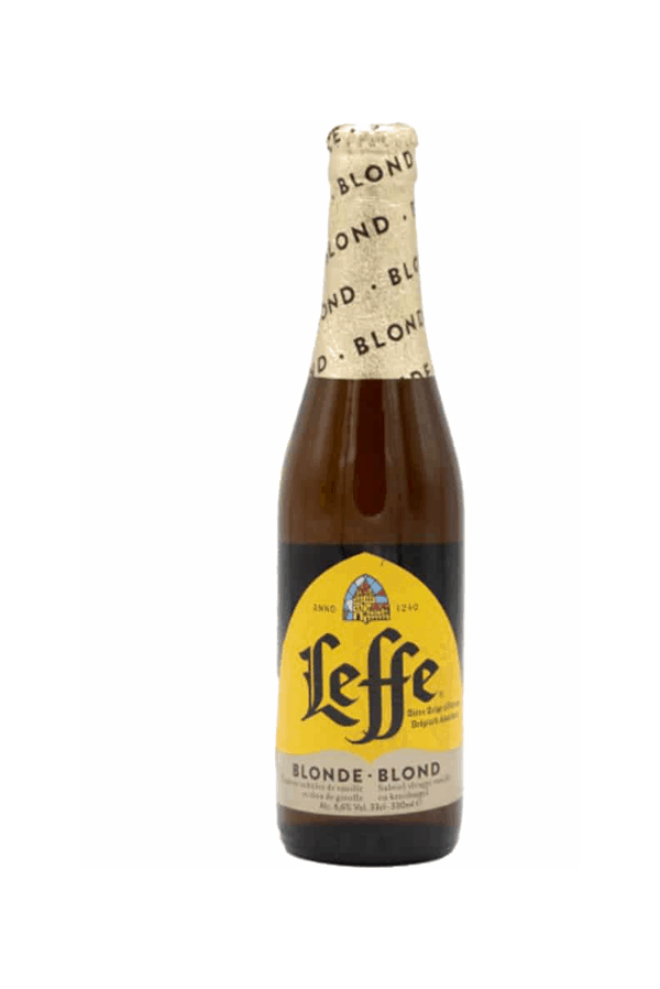 Leffe blonde bottle