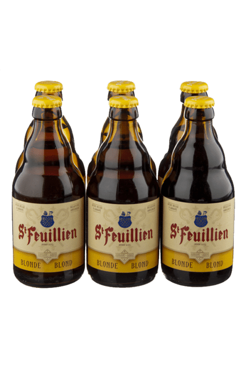 St Feuillien Blonde Beer Bottle