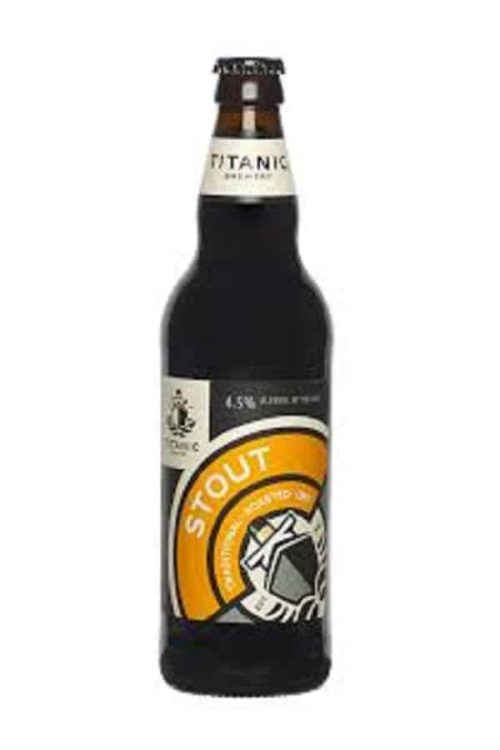 Titanic stout bottle