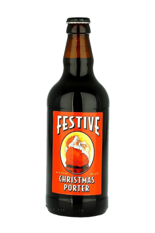 Festive Christmas Porter Bottle