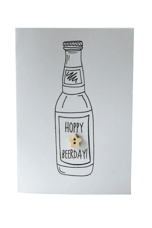 Hoppy Beerday Birthday Card