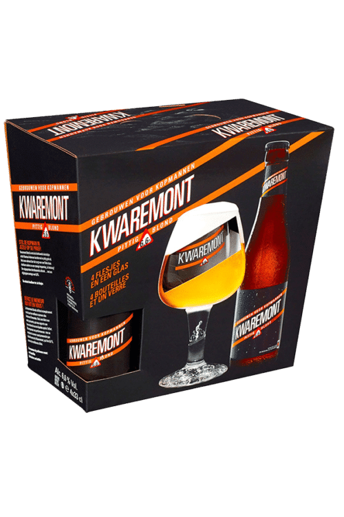 kwaremont blond bottled beer gift pack