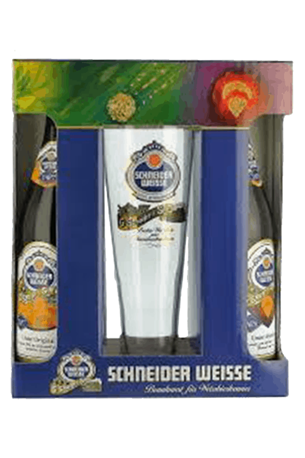 Schneider Gift Pack Glass and Bottles