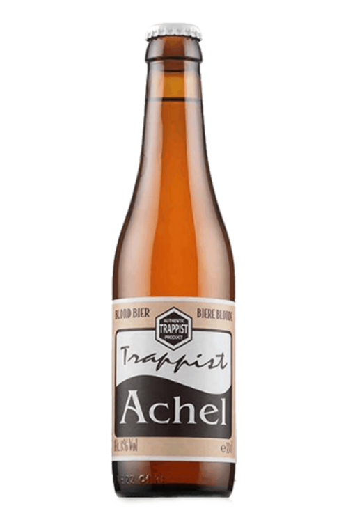 achel blond beer bottle