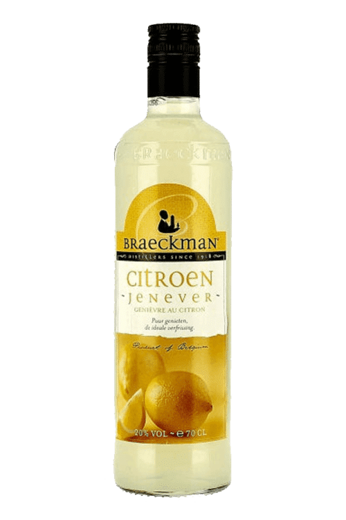 Braeckmans Lemon Jenever Bottle
