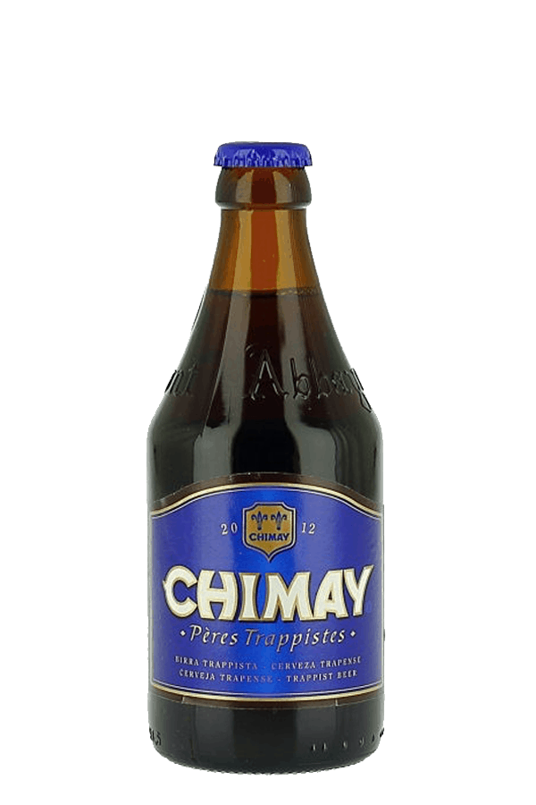 chimay blue beer bottle