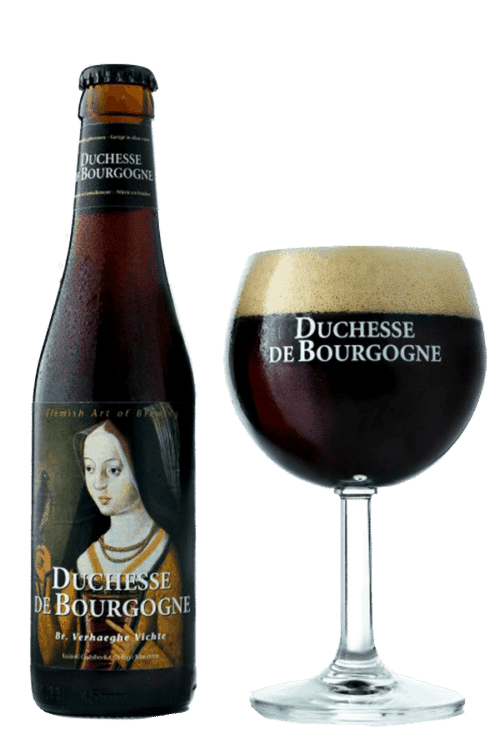 Duchesse De Bourgogne Bottle And Glass