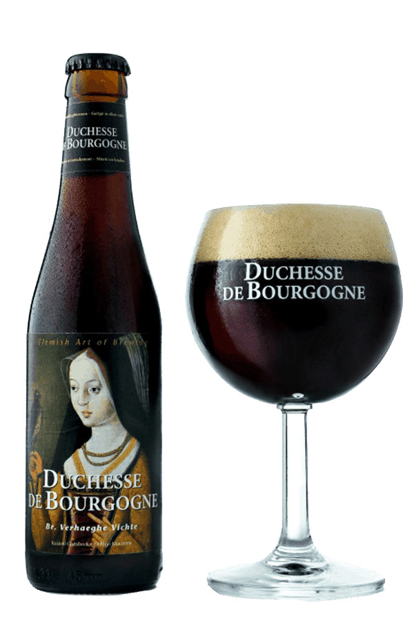 Duchesse De Bourgogne Bottle And Glass