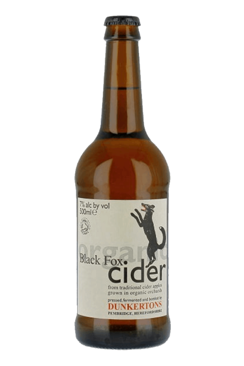 Dunkertons Black Fox Organic Cider Bottle