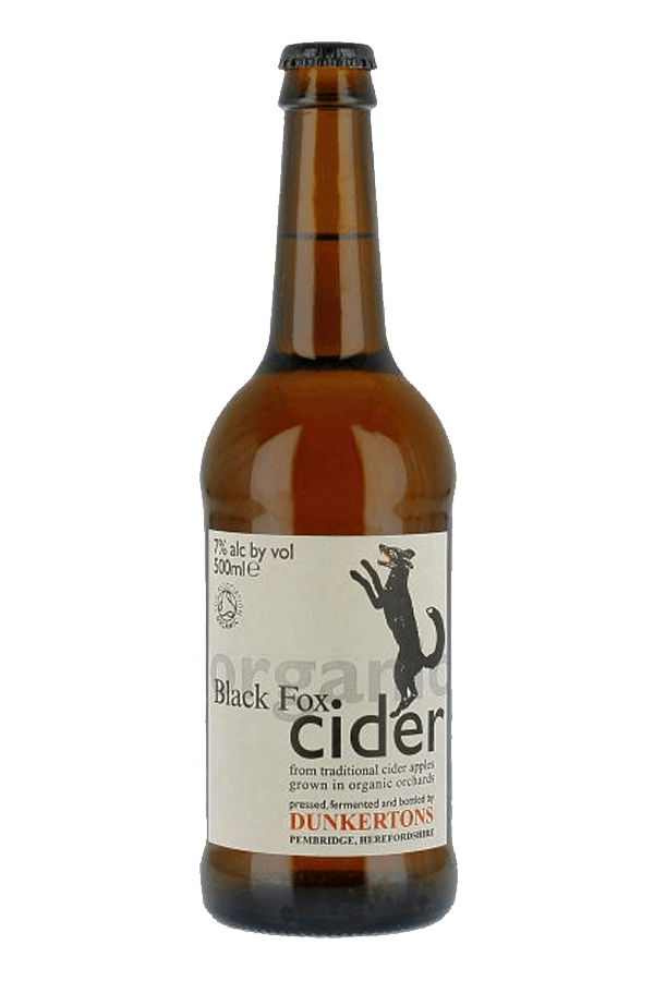 Dunkertons Black Fox Organic Cider Bottle