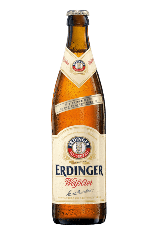 erdinger hefeweiss beer bottle