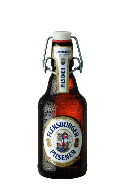 flensburger pilsener beer bottle