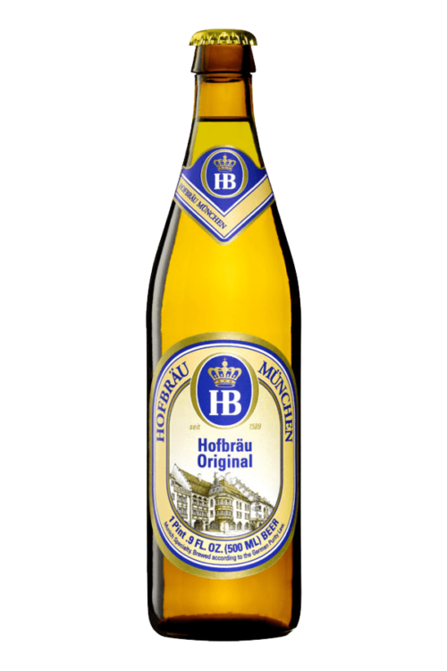 hofbrau original beer bottle