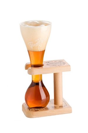Kwak Glass and Wooden Stand - The Belgian Beer Company