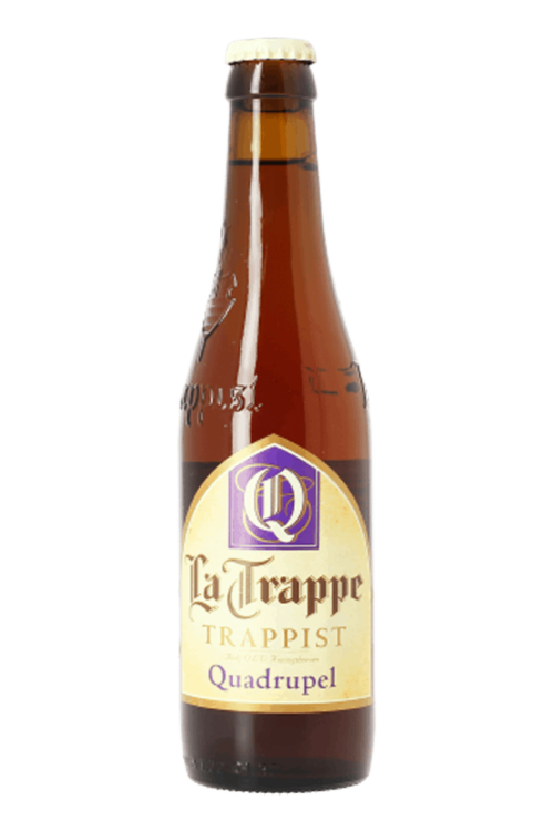 la trappe quadrupel beer bottle