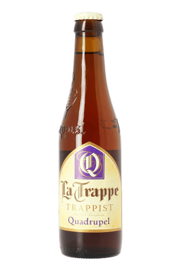 la trappe quadrupel beer bottle