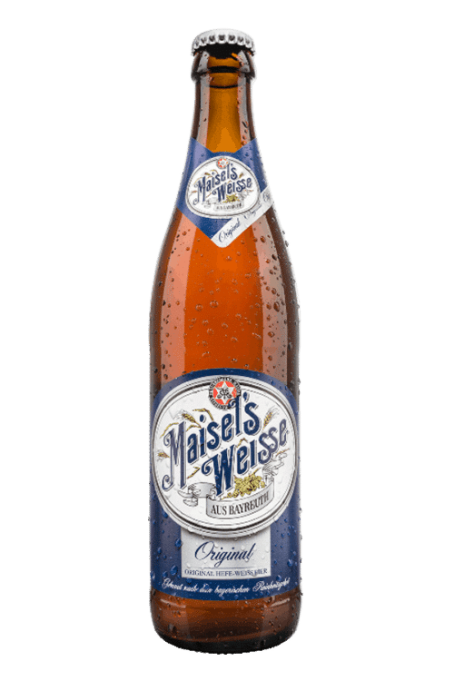 bottle of maisels weissebier