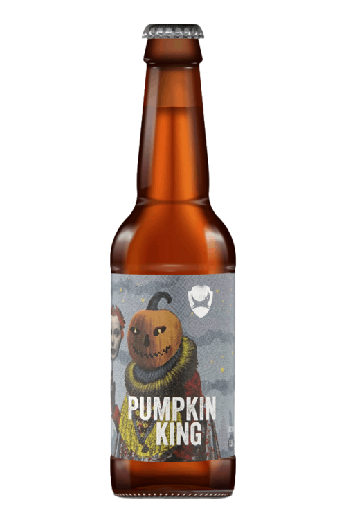 bottle of pumpkin king beer