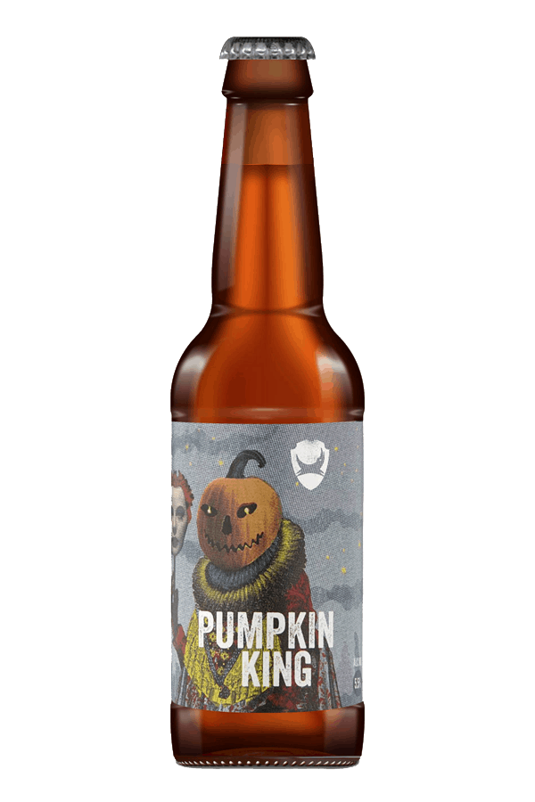 bottle of pumpkin king beer