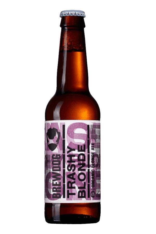 brewdog trashy blonde beer bottle