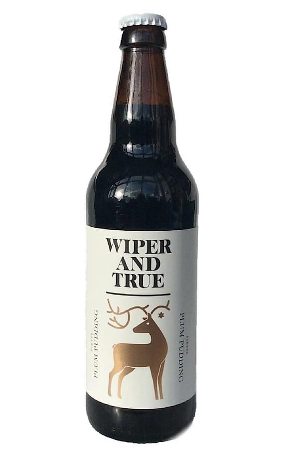 Wiper & True Plum Pudding Porter Beer Bottle