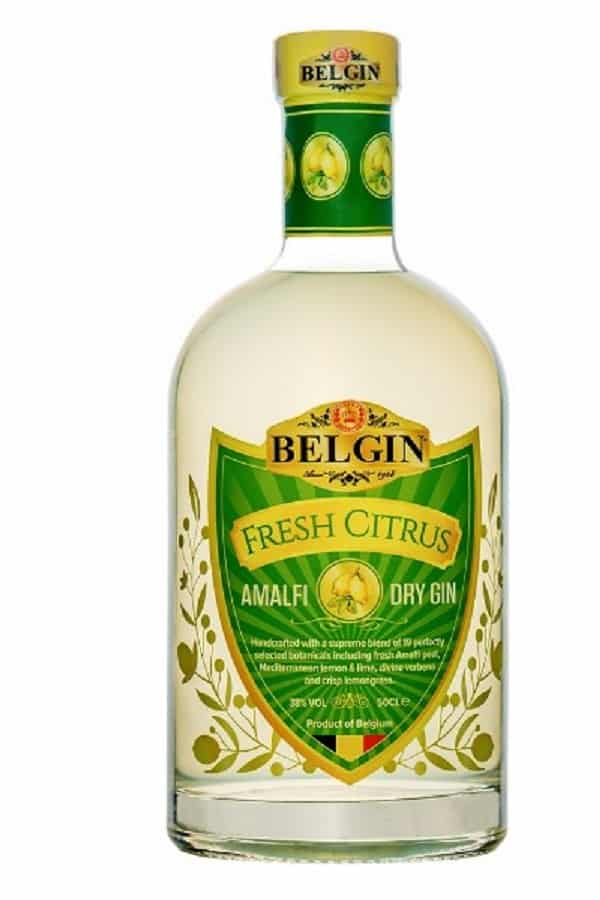 Belgin Fresh Citrus Gin bottle