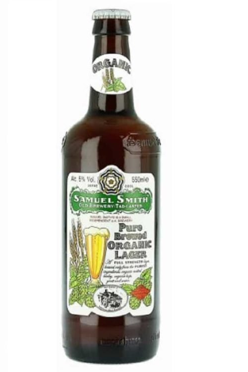 Sam Smith's Pure Brewed Organic Lager bottle