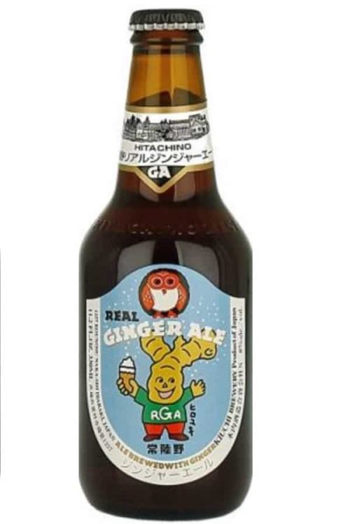 Hitachino Real Ginger Ale bottle