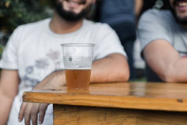 Man at a beer festival