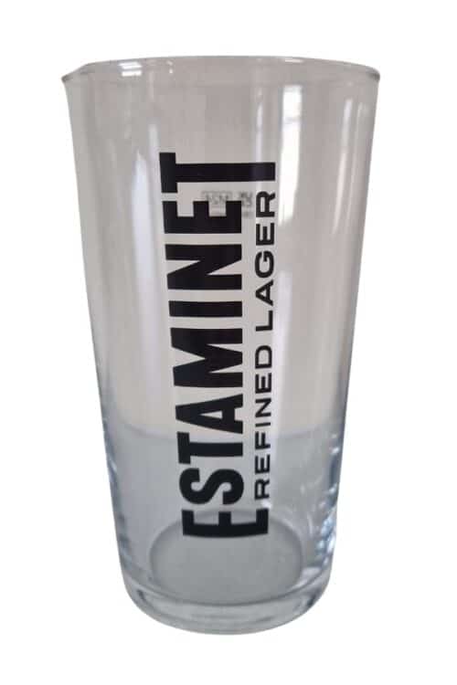 Estaminet Refined Lager Pint Glass