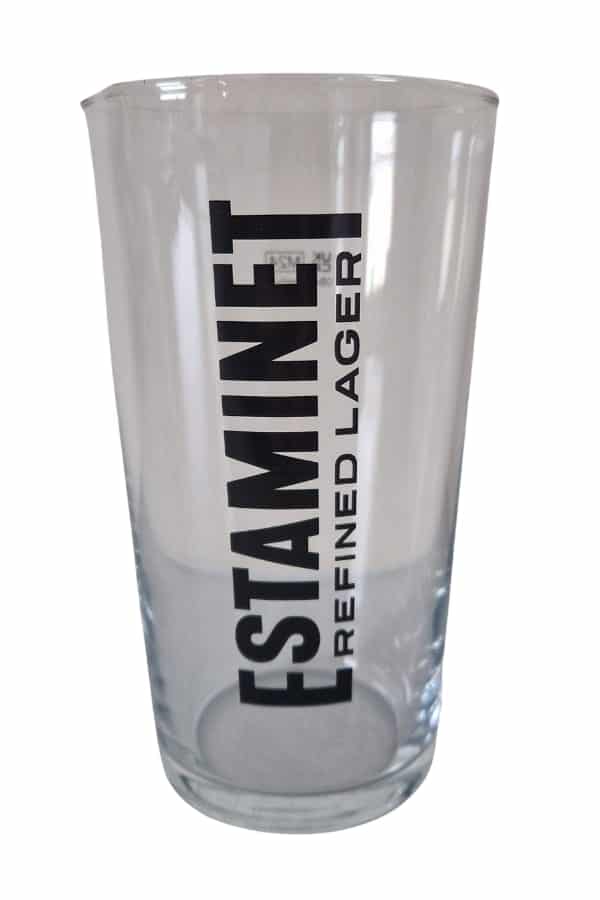 Estaminet Refined Lager Pint Glass