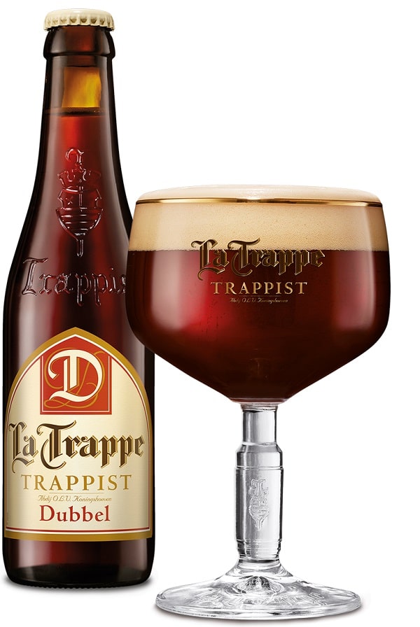 La Trappe Dubbel and glass