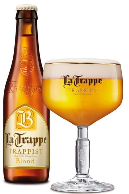 La Trappe Blond and Glass