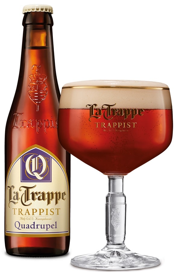 La Trappe Quad with Glass