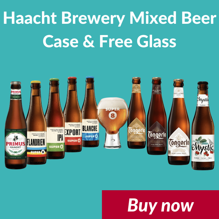 Haacht Belgian Beers and Glass