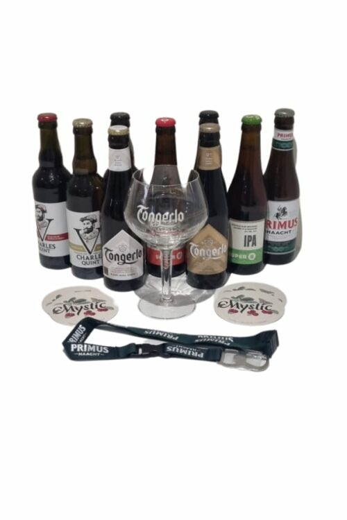 Haacht Mixed Belgian Beer Case with Free Beer Glass