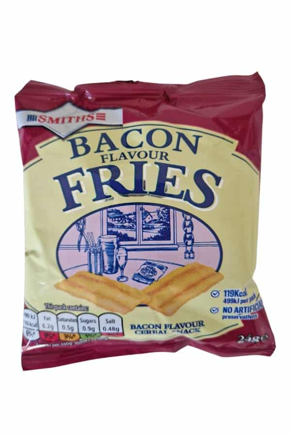 View 1 Pack Bacon Flavour Fries Bar Snack information