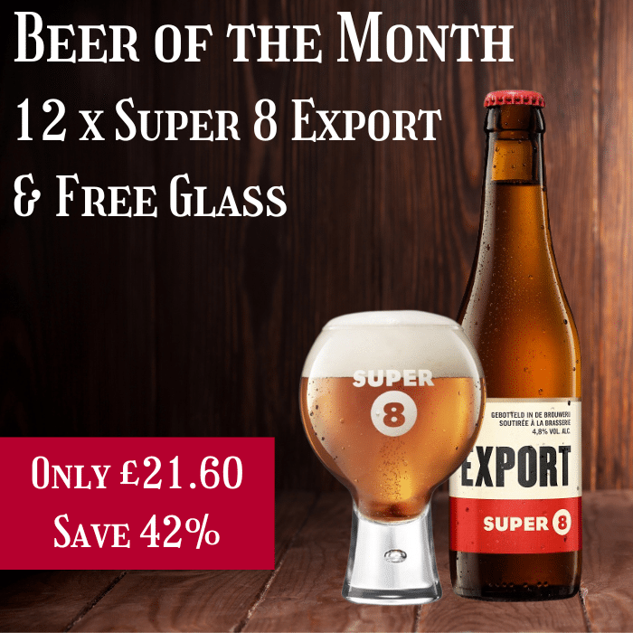 Super 8 Export Beer of the month
