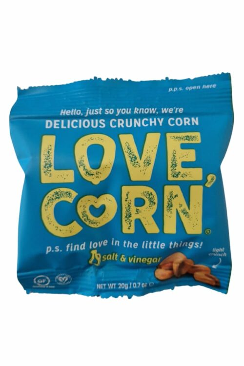 Love Corn Salt & Vinegar bar snack