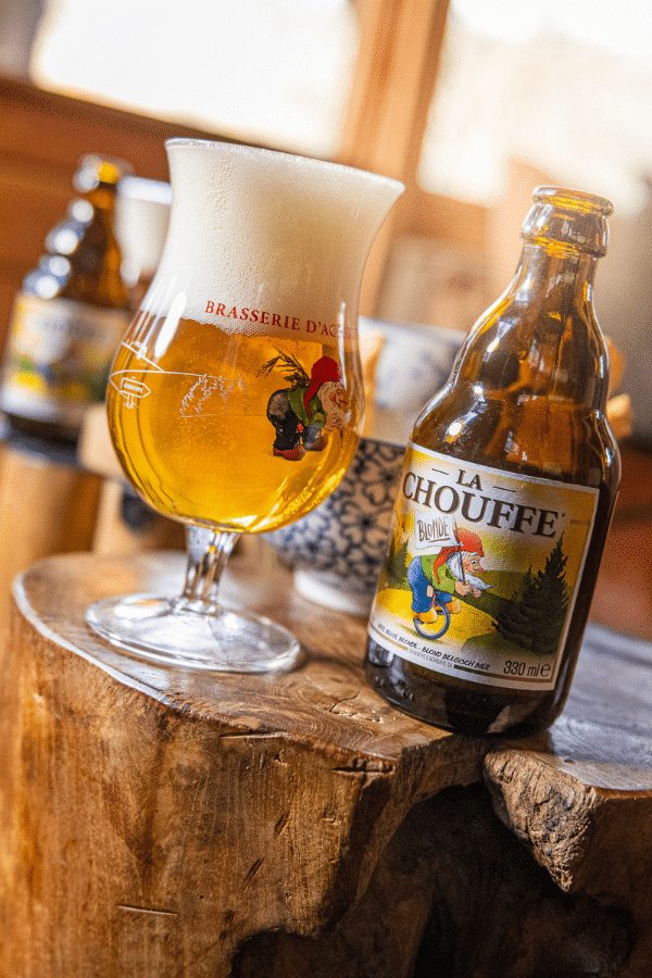 Chouffe and Glass