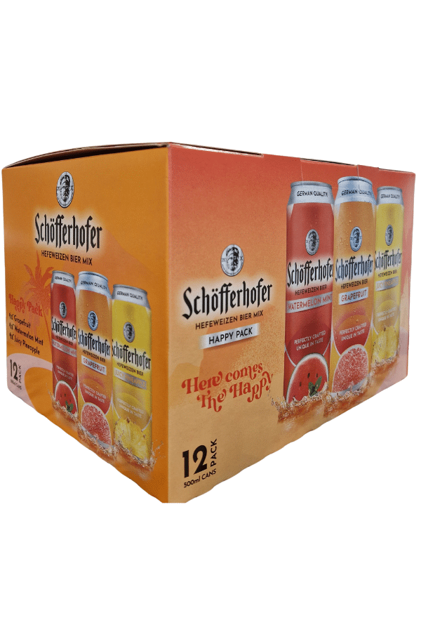 View Schofferhofer Happy Pack 12x50cl cans information