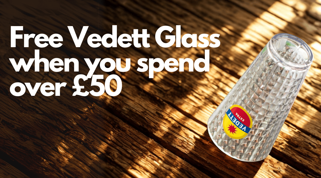Free Vedett Glass