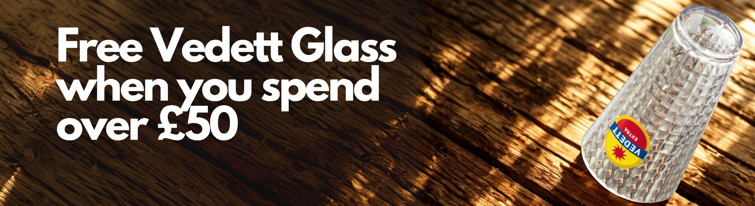 Free Vedett Glass
