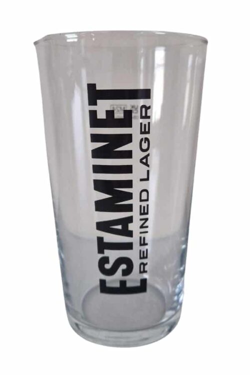 Estaminet Refined Lager Pint Glass
