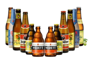 Blonde Belgian Beer mixed