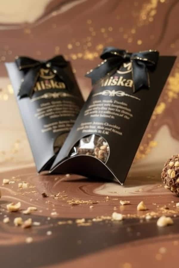 Hazelnut and Almond Praline Chocolate Truffles - 8 in a Pouch
