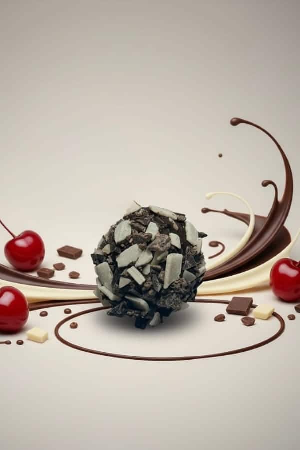 Cherry Silhouette Belgian Chocolate Truffles