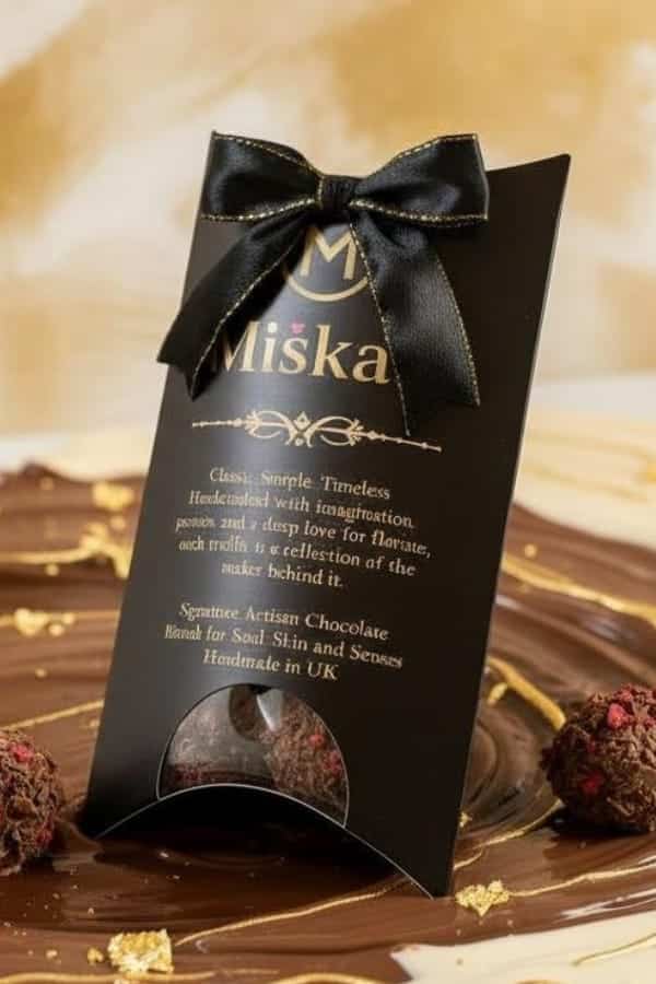 Raspberry Burst Belgian Chocolate Truffles - 8 in a Pouch