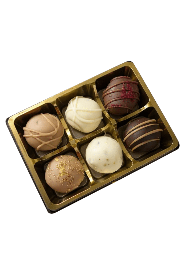 6 Mixed Alcohol Truffles Gift Box